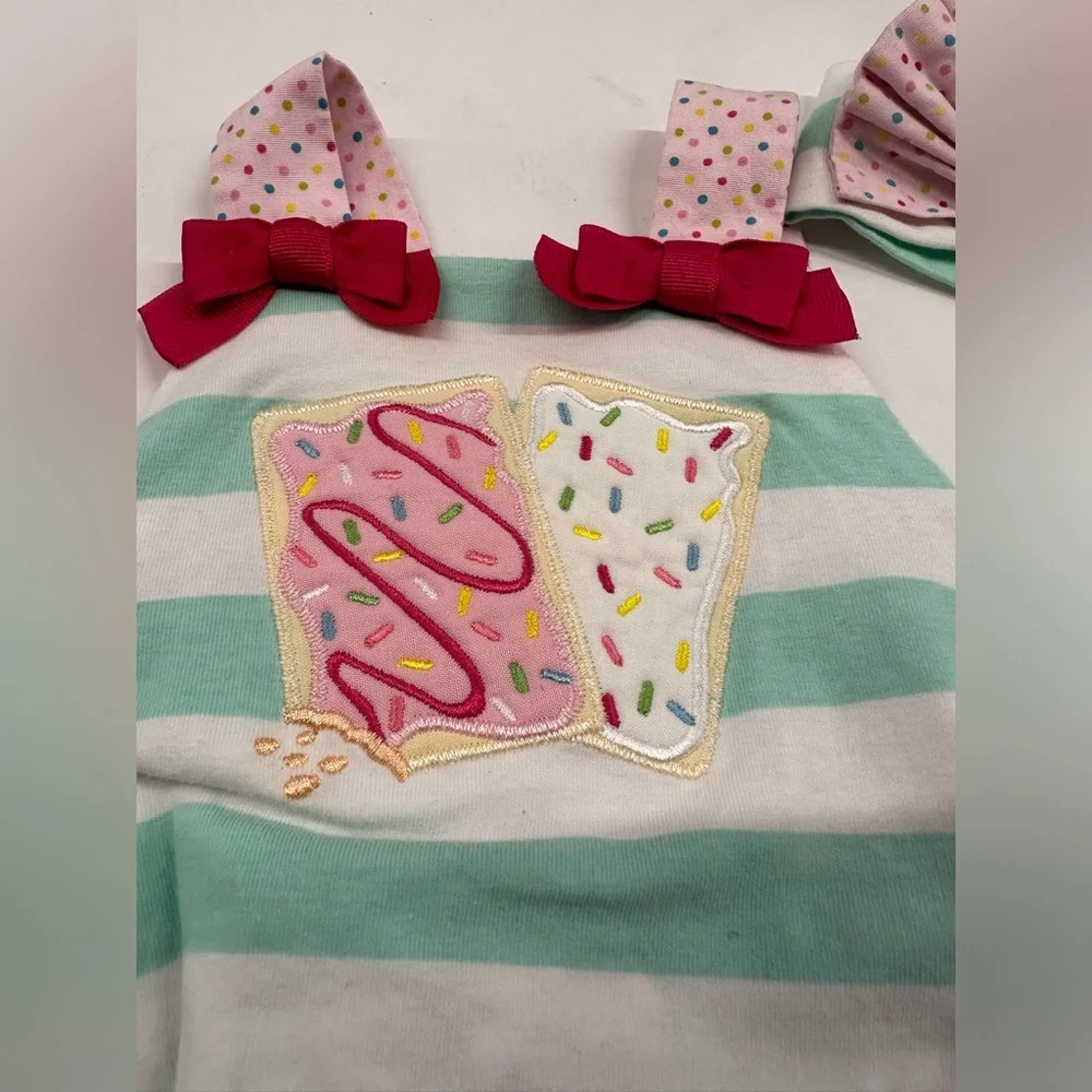 Ricrac & Ruffles Poptart Roper + Headband/Hairclip